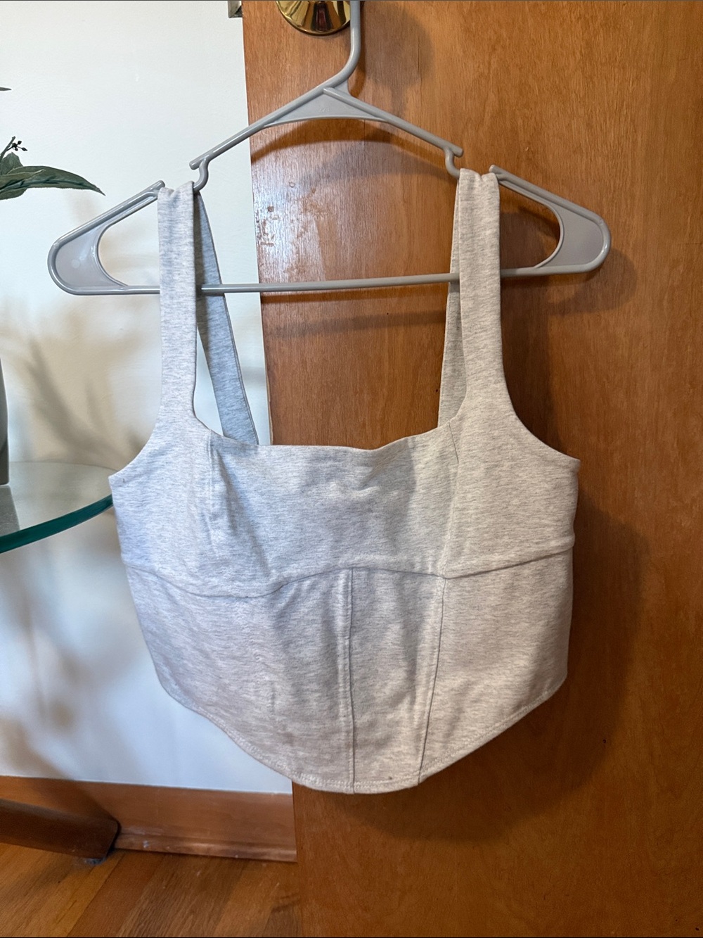 Soft corset crop top